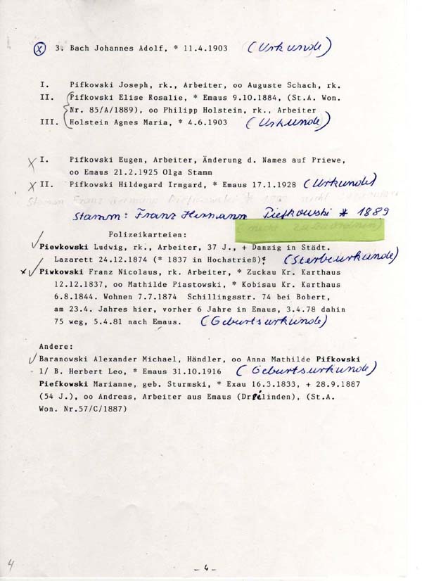 Familien Piwkowski aus Danzig und Umgebung4