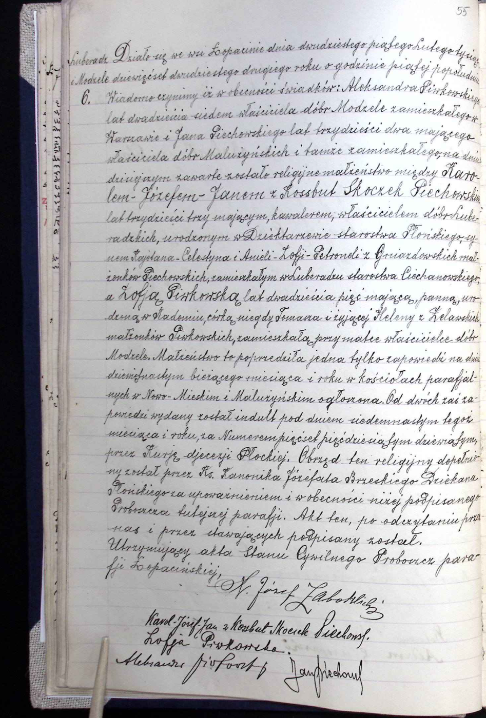 Zofia-Piwkowska-Heirat-1922