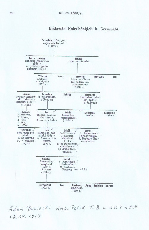 Kobylanski-Stammbaum