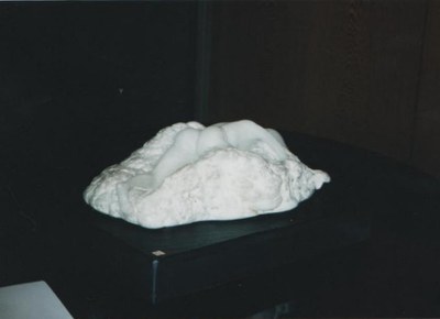weiße Skulptur