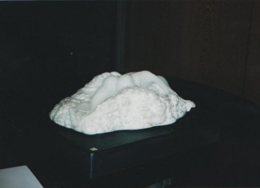 weiße Skulptur