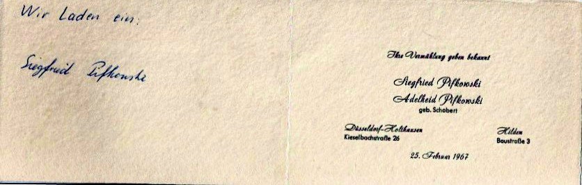 Siegfried und Adelheid Pifkowski-1967