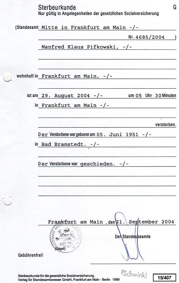 Manfred Klaus Pifkowski +2004